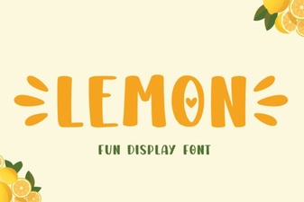 Design Projects with the Lemon Font