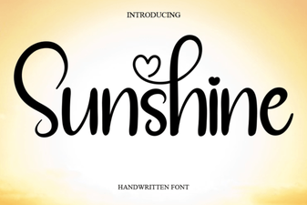 Sunshine Font: a Bright and Creative Typographic Guide